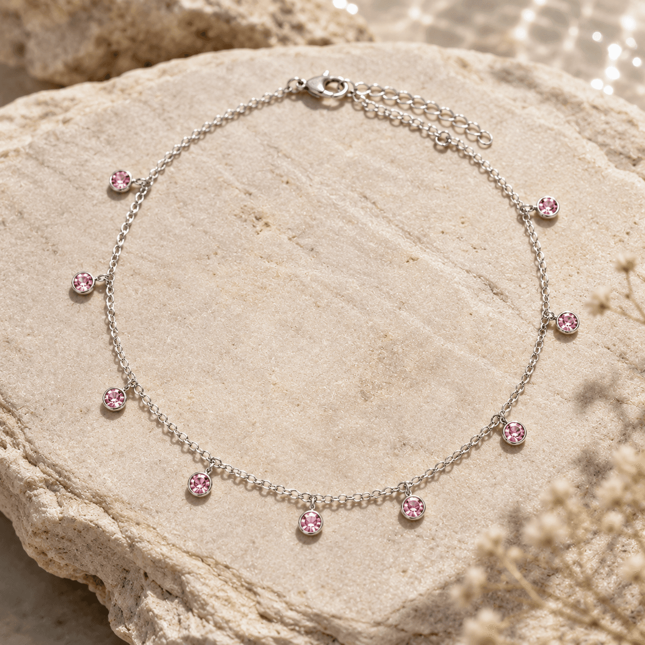 Ocelový nákotník s krystaly Swarovski Rosali