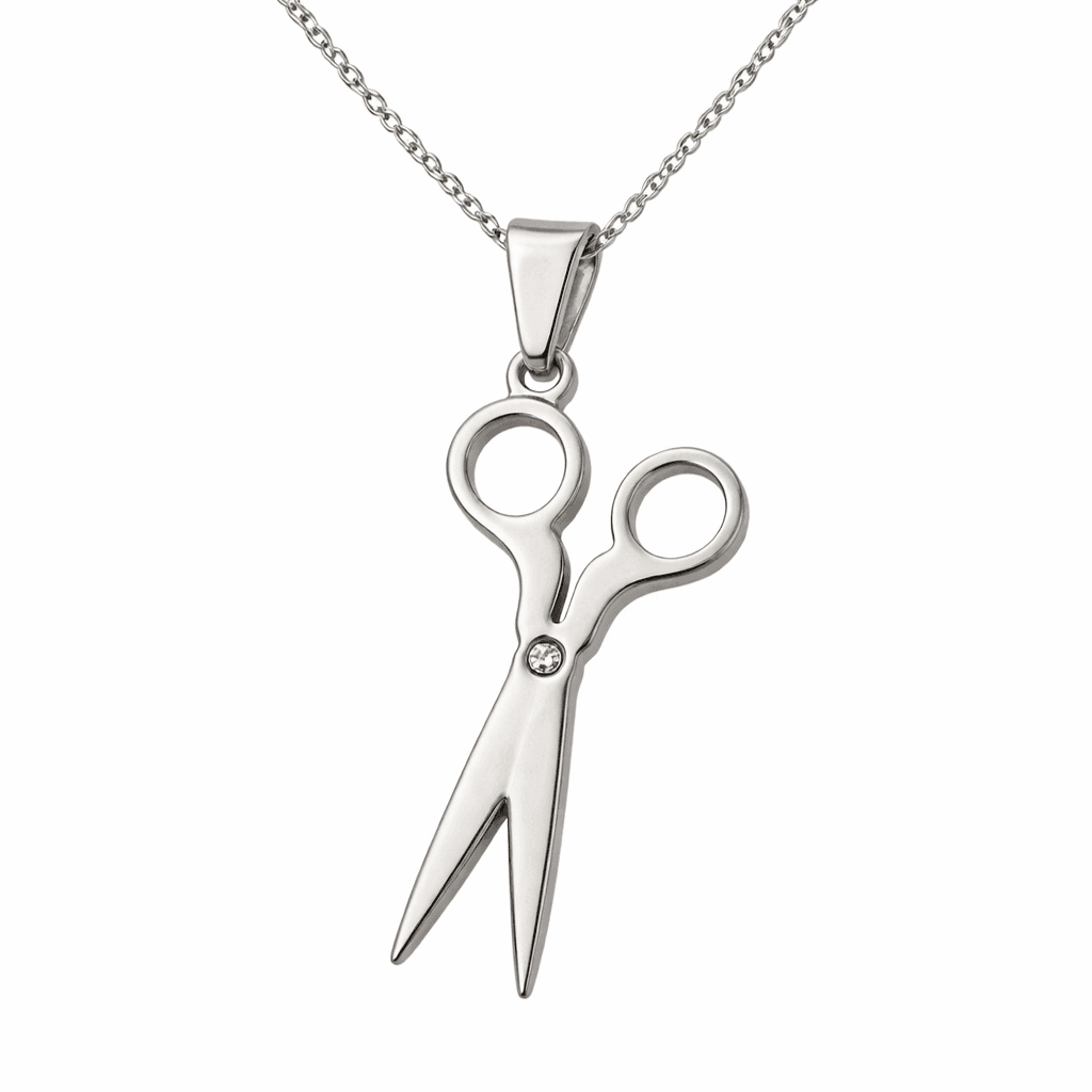 Ocelový přívěsek nůžky Shear