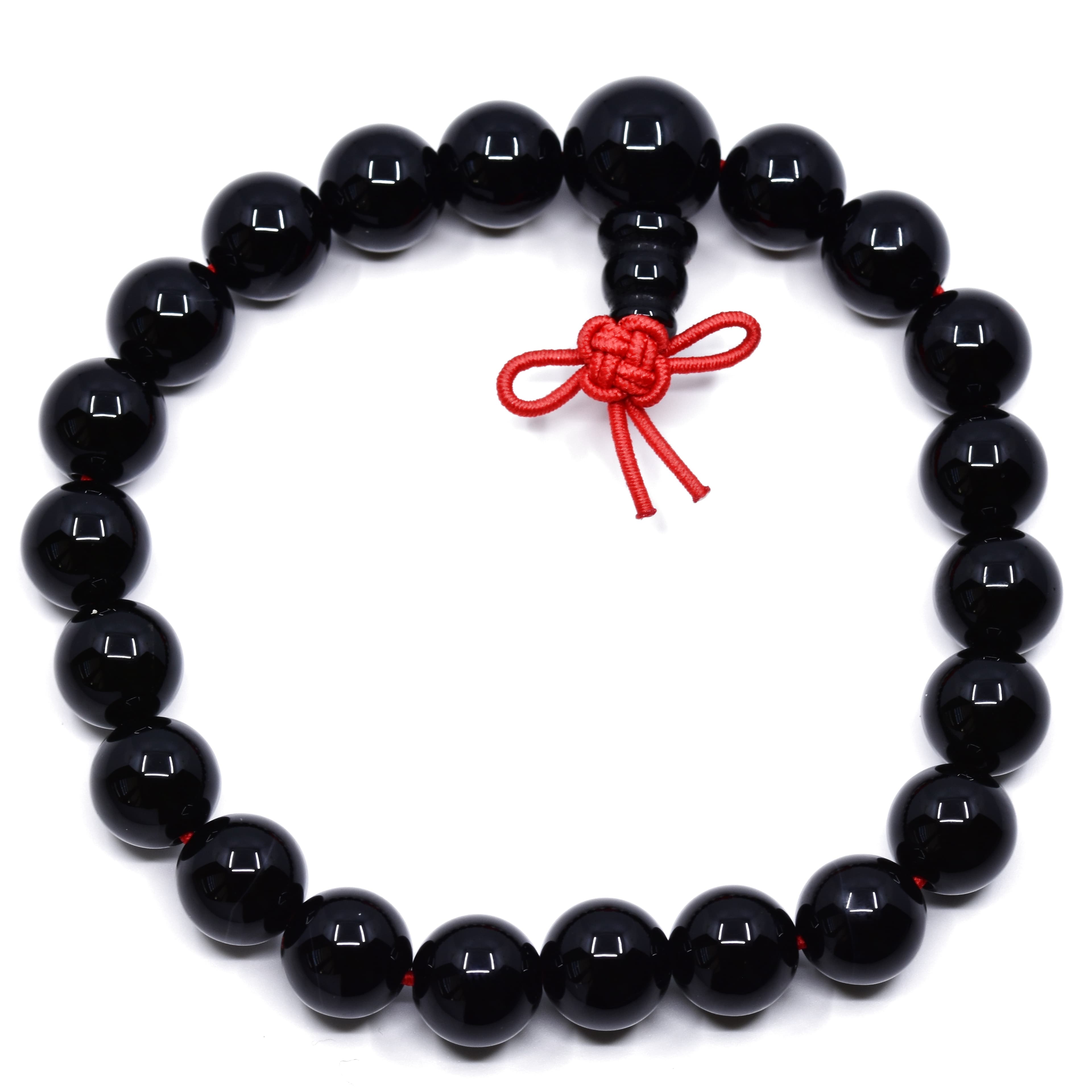 Buddhův energetický náramek černý onyx Síla — Aranys.cz