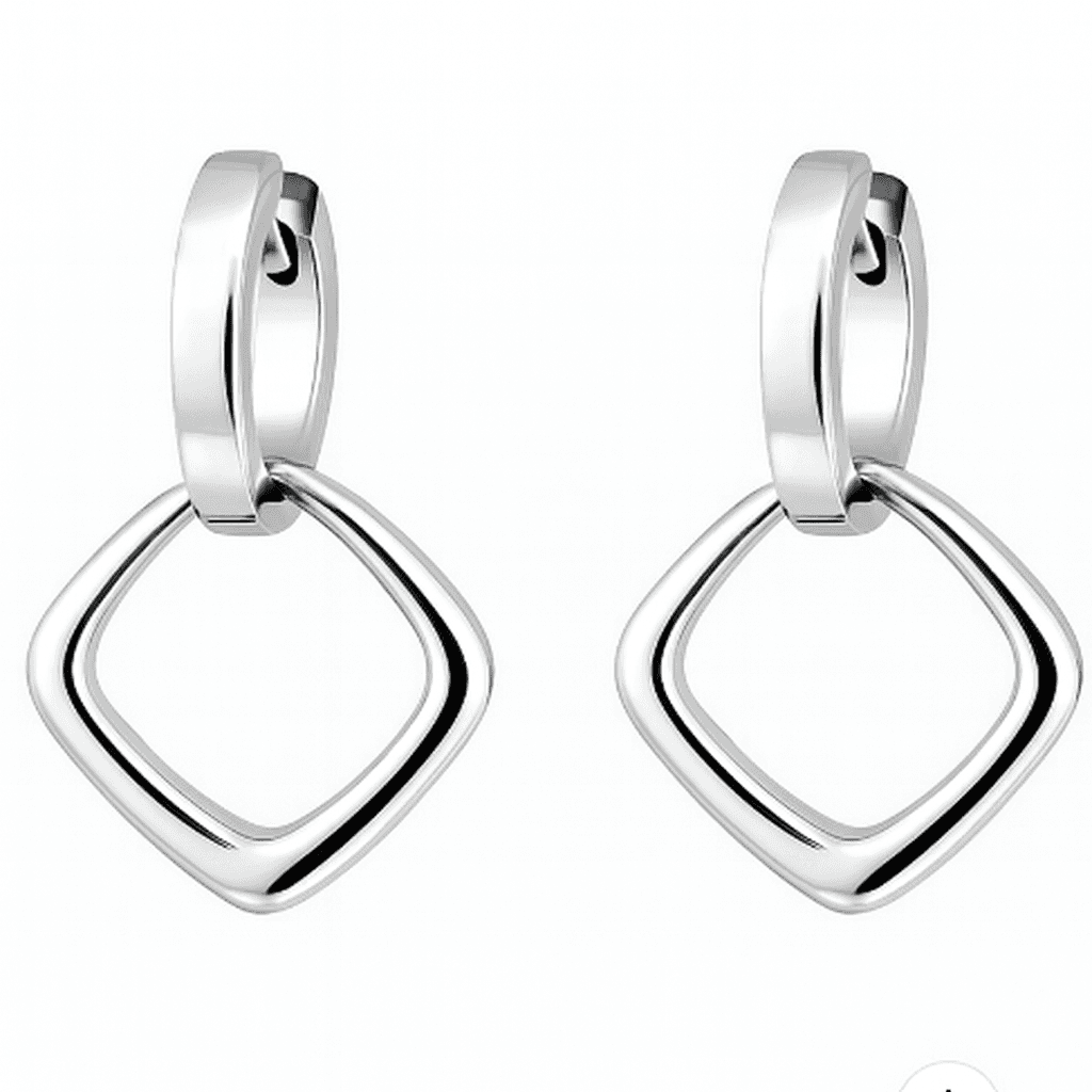 Ocelové geometrické náušnice Velira