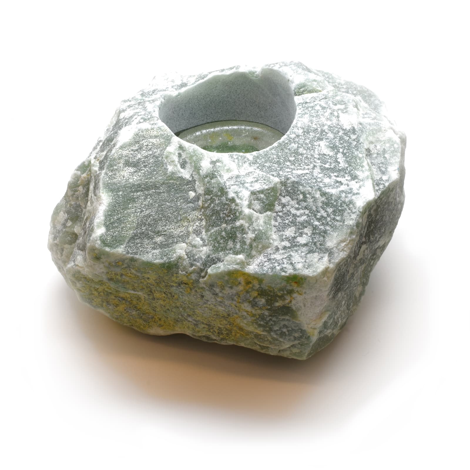 Minerální svícen avanturín Štěstí