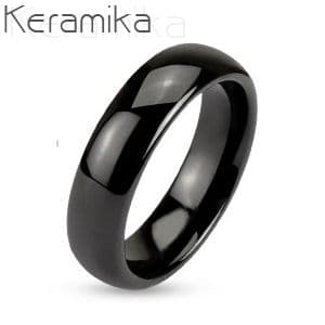 KM1000-6 Pánský keramický prsten, šíře 6 mm (75)