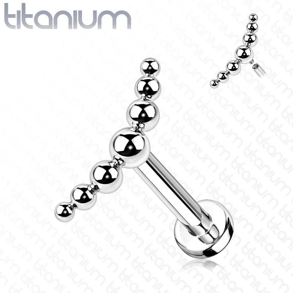 Piercing do brady / ucha TITAN (1,2 x 6 mm)