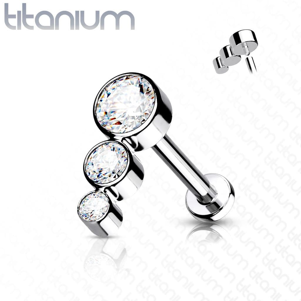 Piercing do brady / ucha TITAN (1,2 x 8 mm)