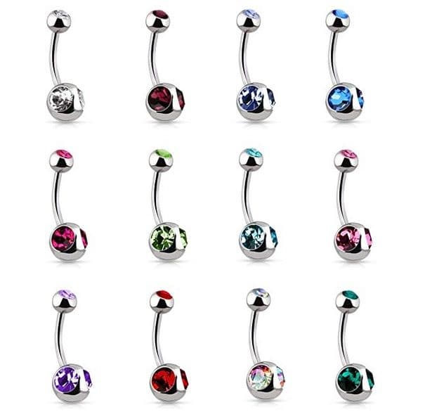 Piercing banánek chirurgická ocel HWNS042