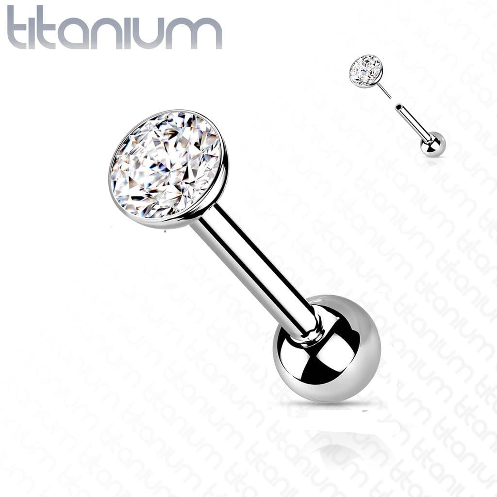 Cartilage piercing TITAN, 1,2 x 6 mm (4 mm)