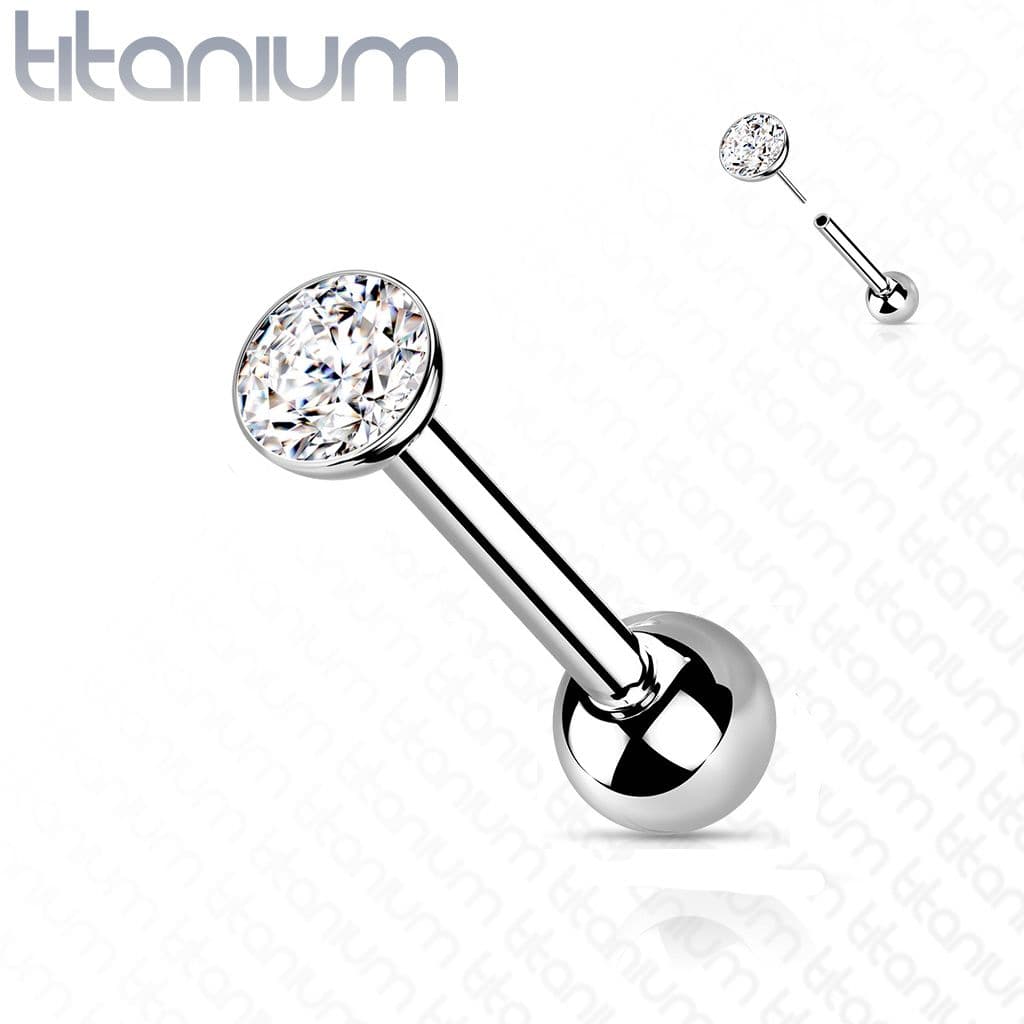 Cartilage piercing TITAN, 1,2 x 6 mm (3 mm)
