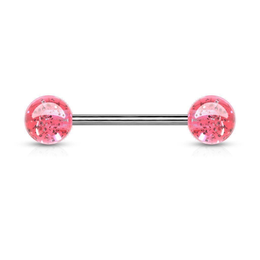 Piercing do jazyka akrylát (růžová)
