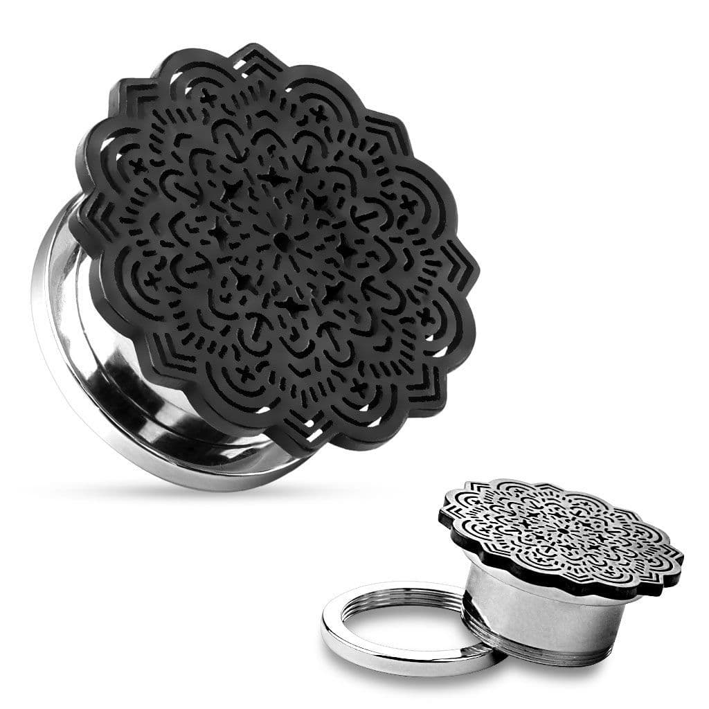 Plug do ucha s ornamenty (16 mm)