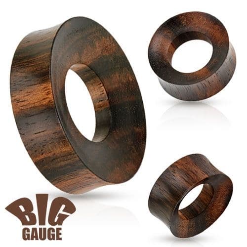 Dřevěný tunel do ucha Ironwood (42 mm)