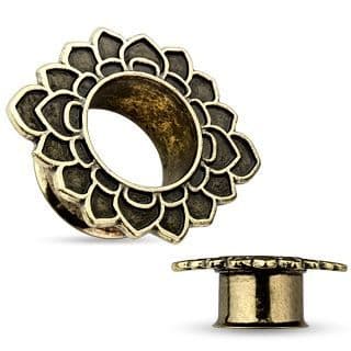 Antique tunel do ucha s ornamenty (16 mm)