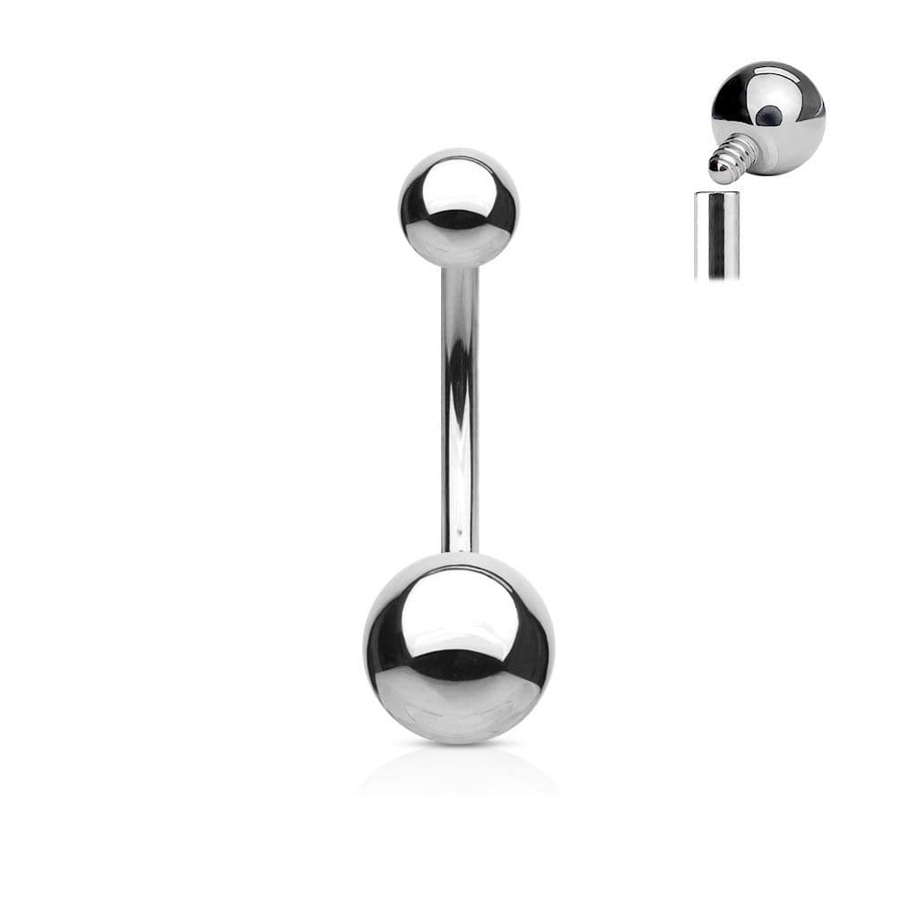 Piercing do pupíku - banánek (1,6 x 11 mm)