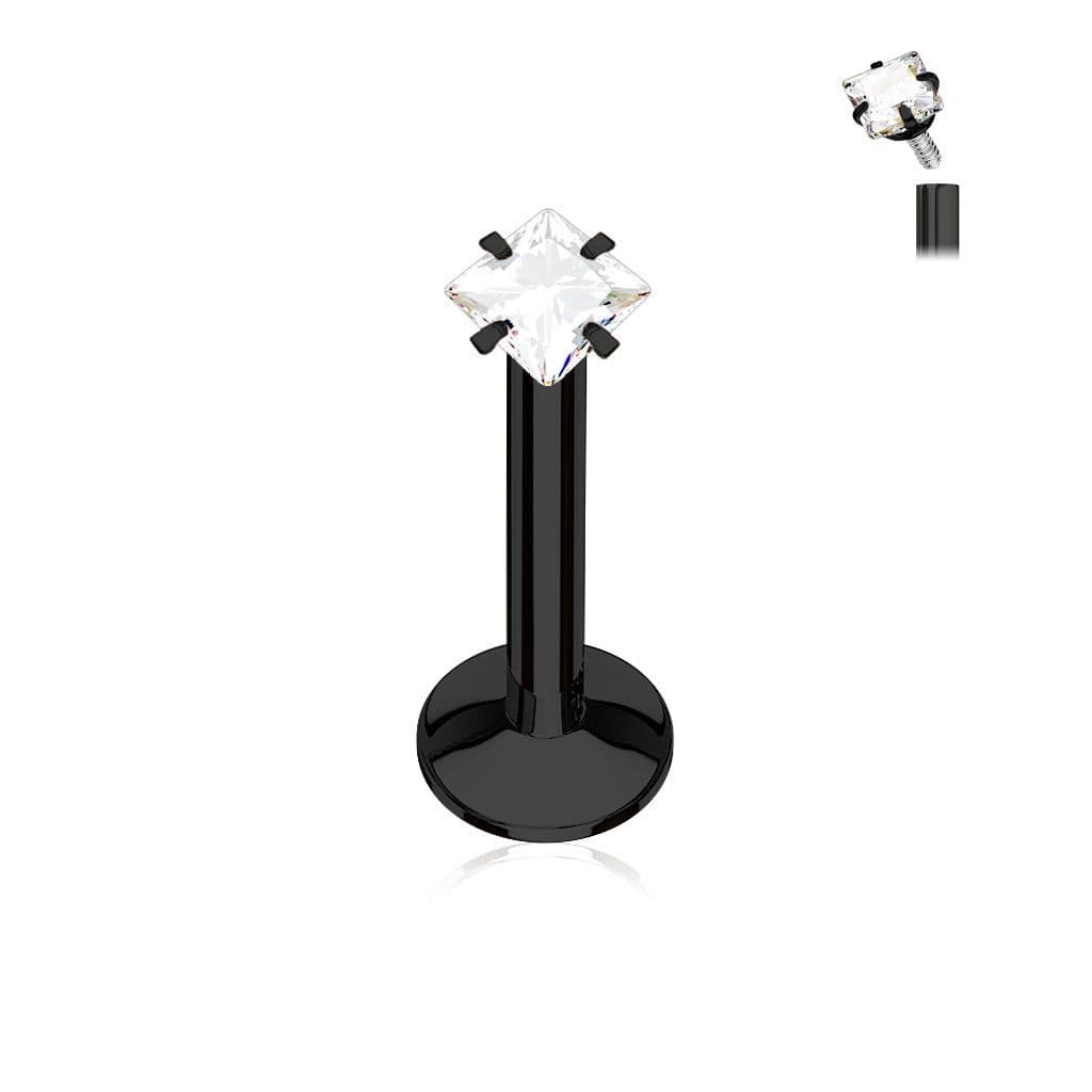 Piercing do brady černý (1,2 x 8 mm)