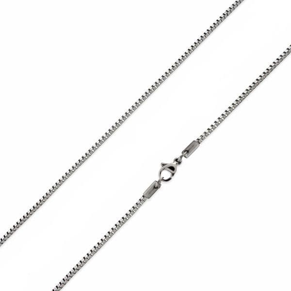 Ocelový řetízek čtvercový, tl. 1 mm (60 cm)