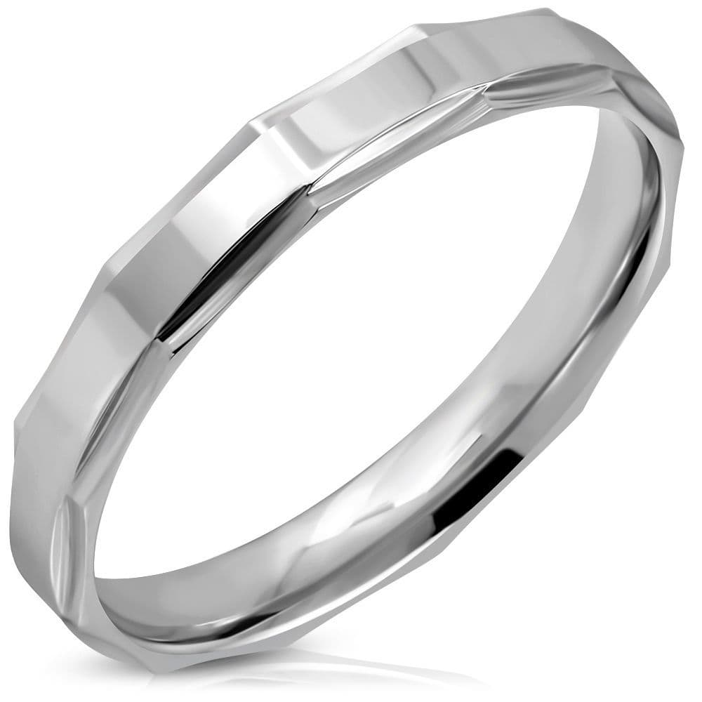 NSS3007 Dámský snubní ocelový prsten (60)