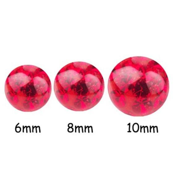 Náhradní kulička s krystaly Swarovski 5 mm, závit 1,6 mm, SIAM