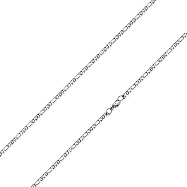 Ocelový řetízek figaro tl. 3 mm (45 cm)