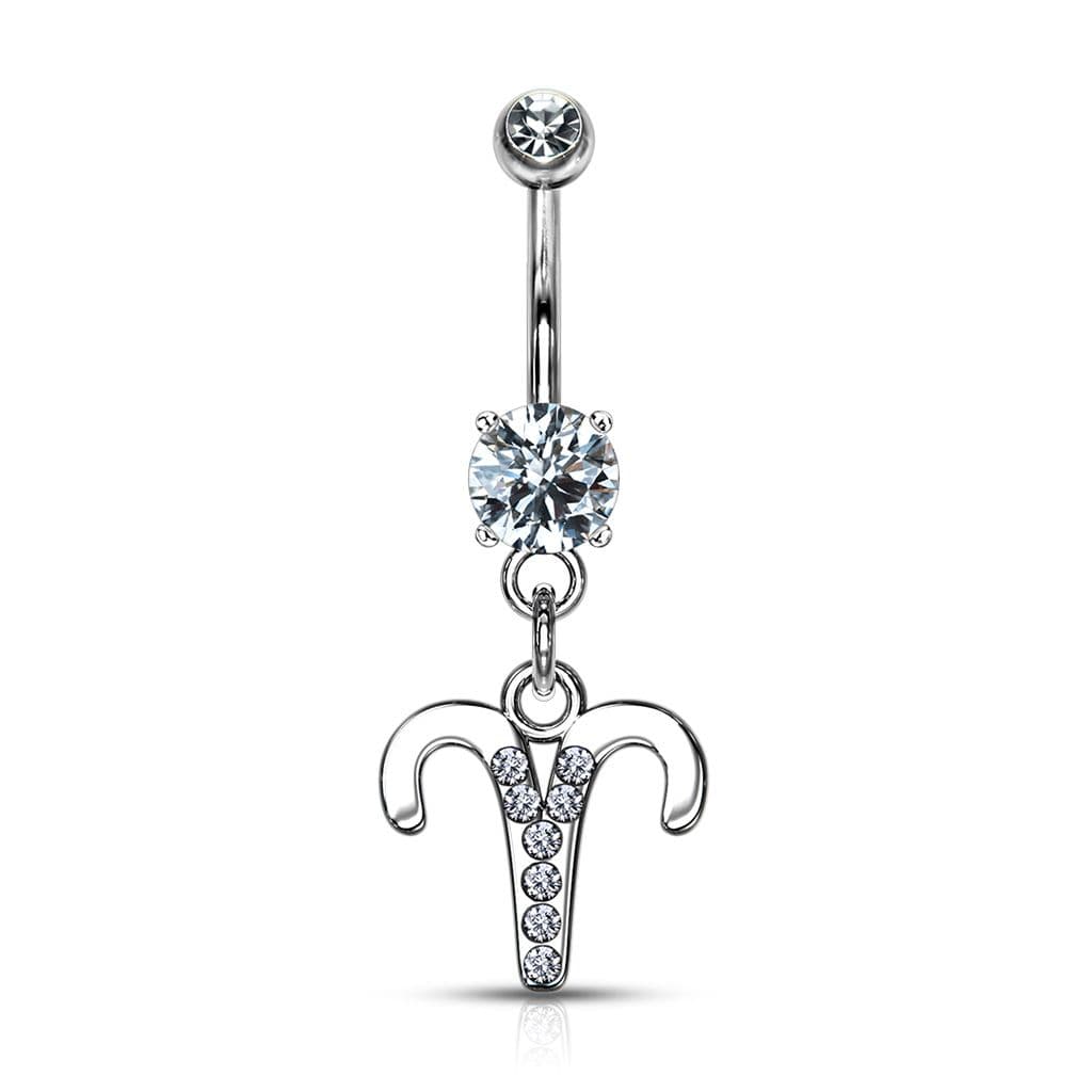 Piercing do pupíku - znamení beran