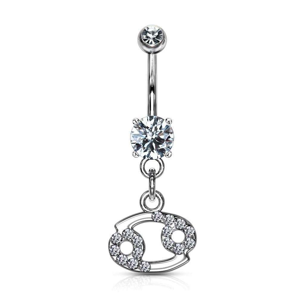 Piercing do pupíku - znamení rak