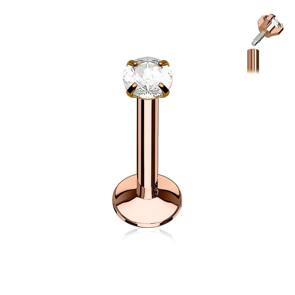 Piercing do brady zlacený (1,2 x 6 mm)