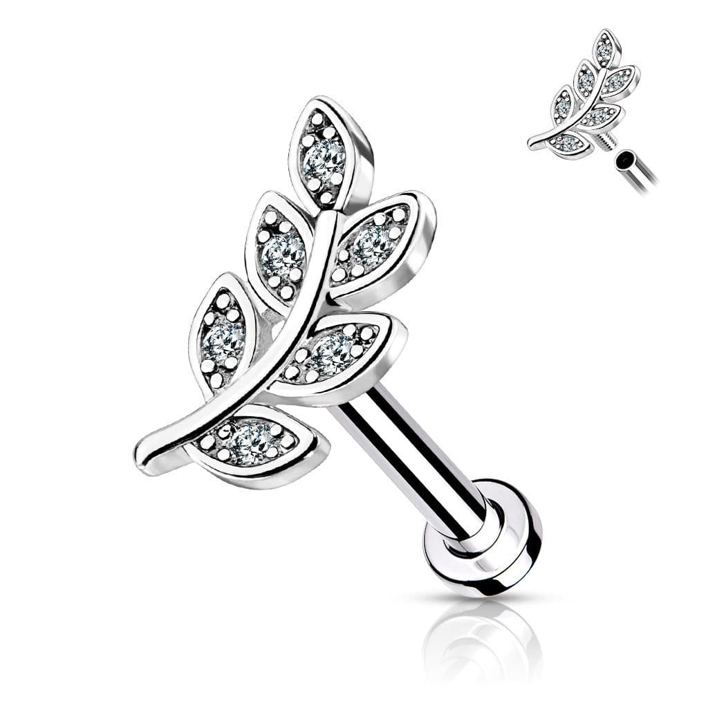 Piercing do brady - větvička (1,2 x 8 mm)