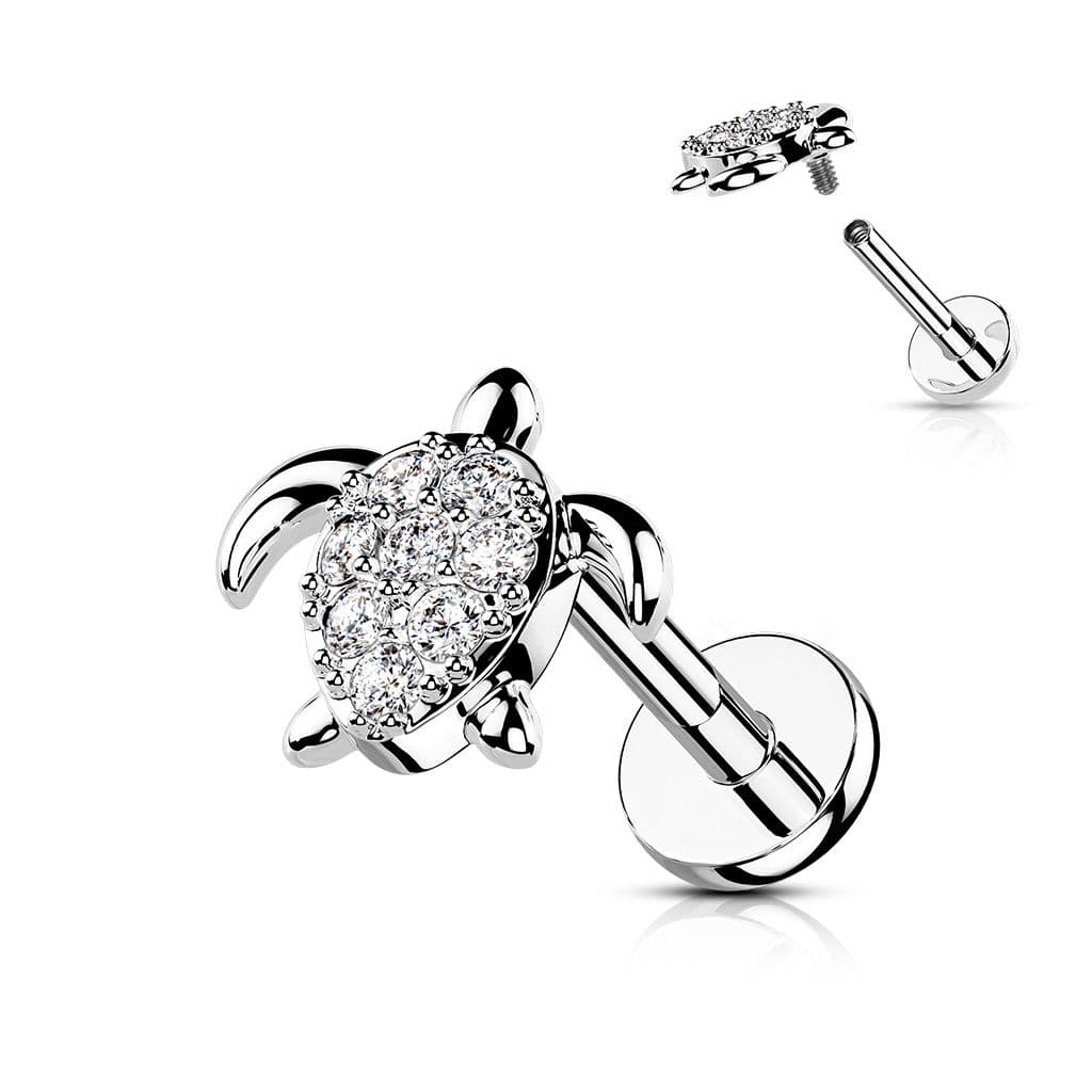 Piercing do brady - želvička (1,2 x 8 mm)