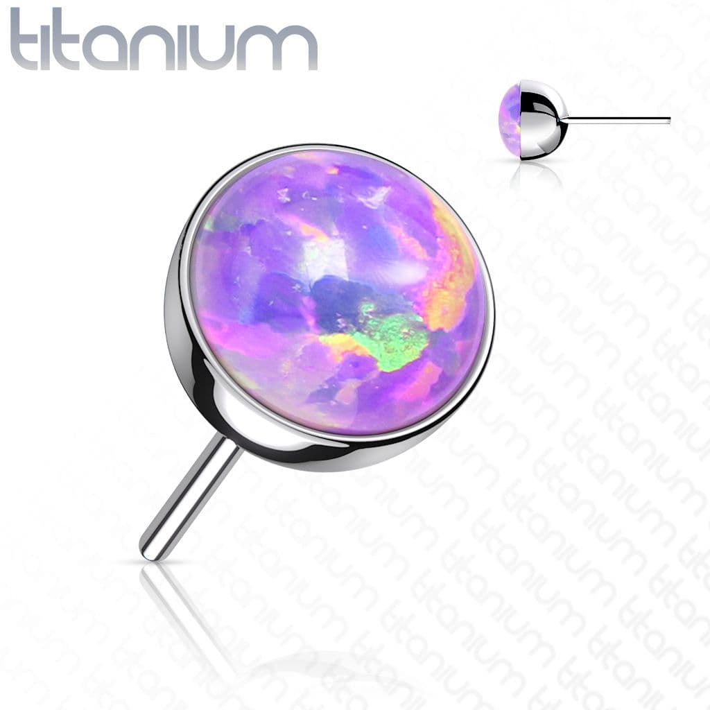 Kamínek k PUSH IN piercing do nosu TITAN (5 mm)