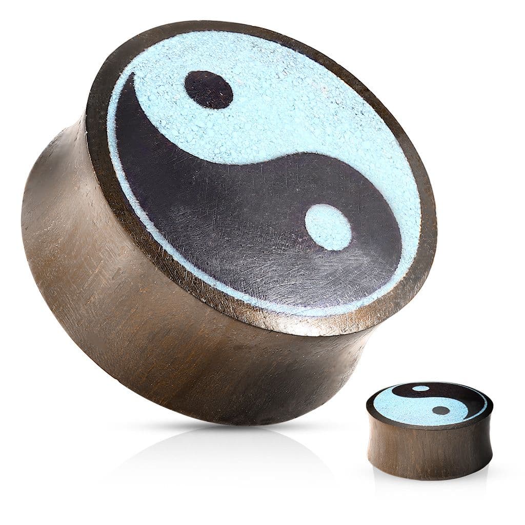 Sono wood plug do ucha jing-jang (14 mm)
