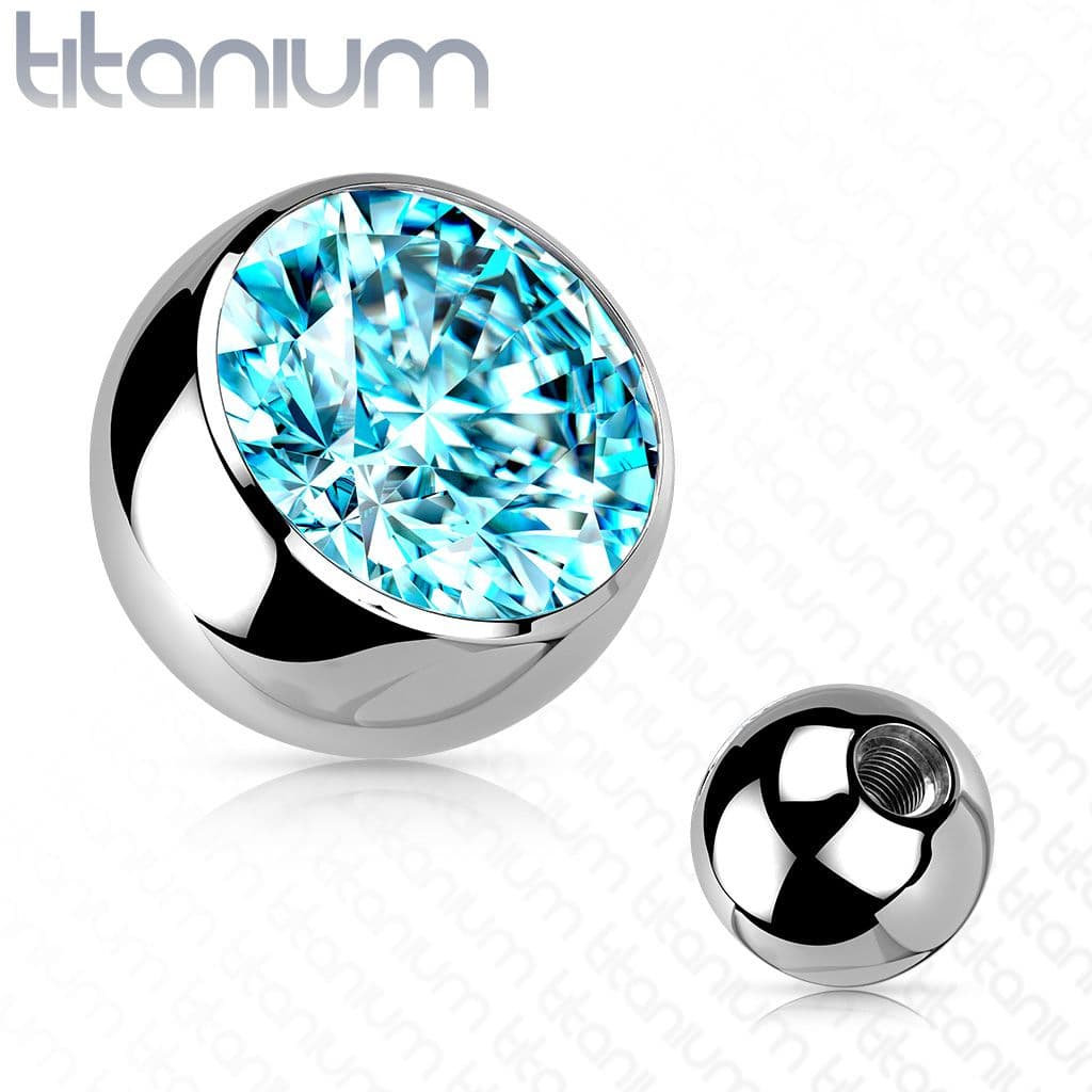 Náhradní kulička TITAN, 1,2 mm, průměr 3 mm (tyrkysová)