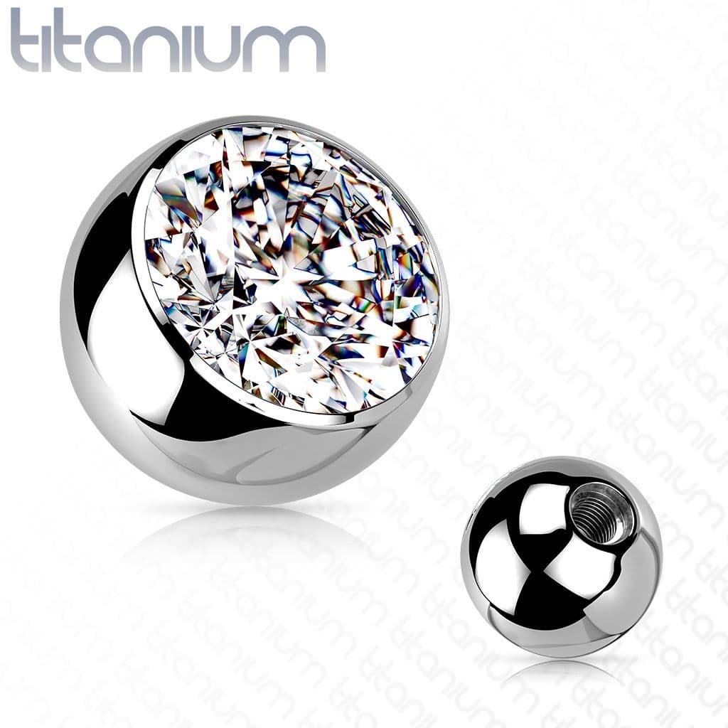 Náhradní kulička TITAN, 1,2 mm, průměr 4 mm (čirá)