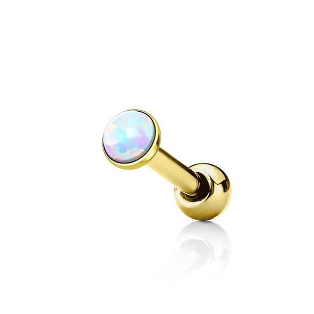 Zlacená cartilage piercing do ucha (4 mm)