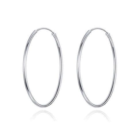 Stříbrné dámské náušnice kroužky 10 mm