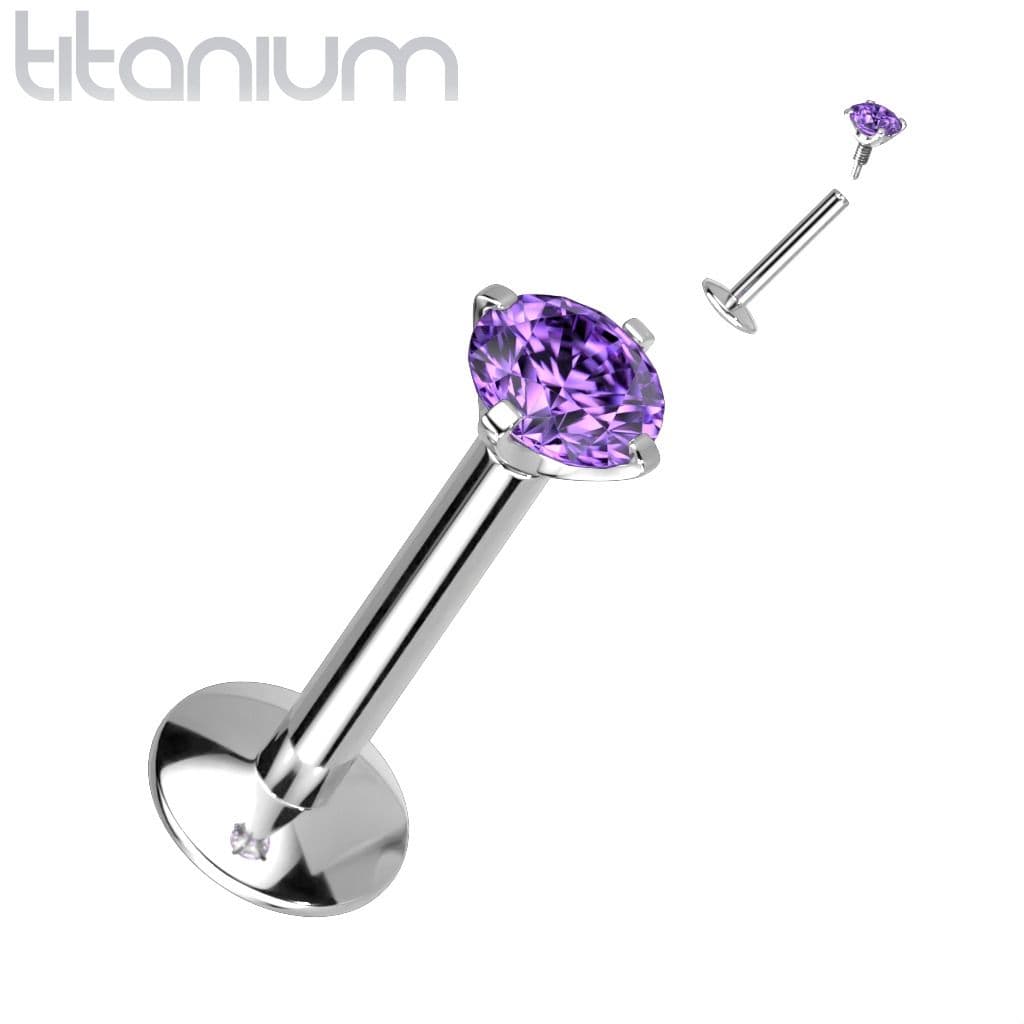 Piercing do brady titan (fialová)