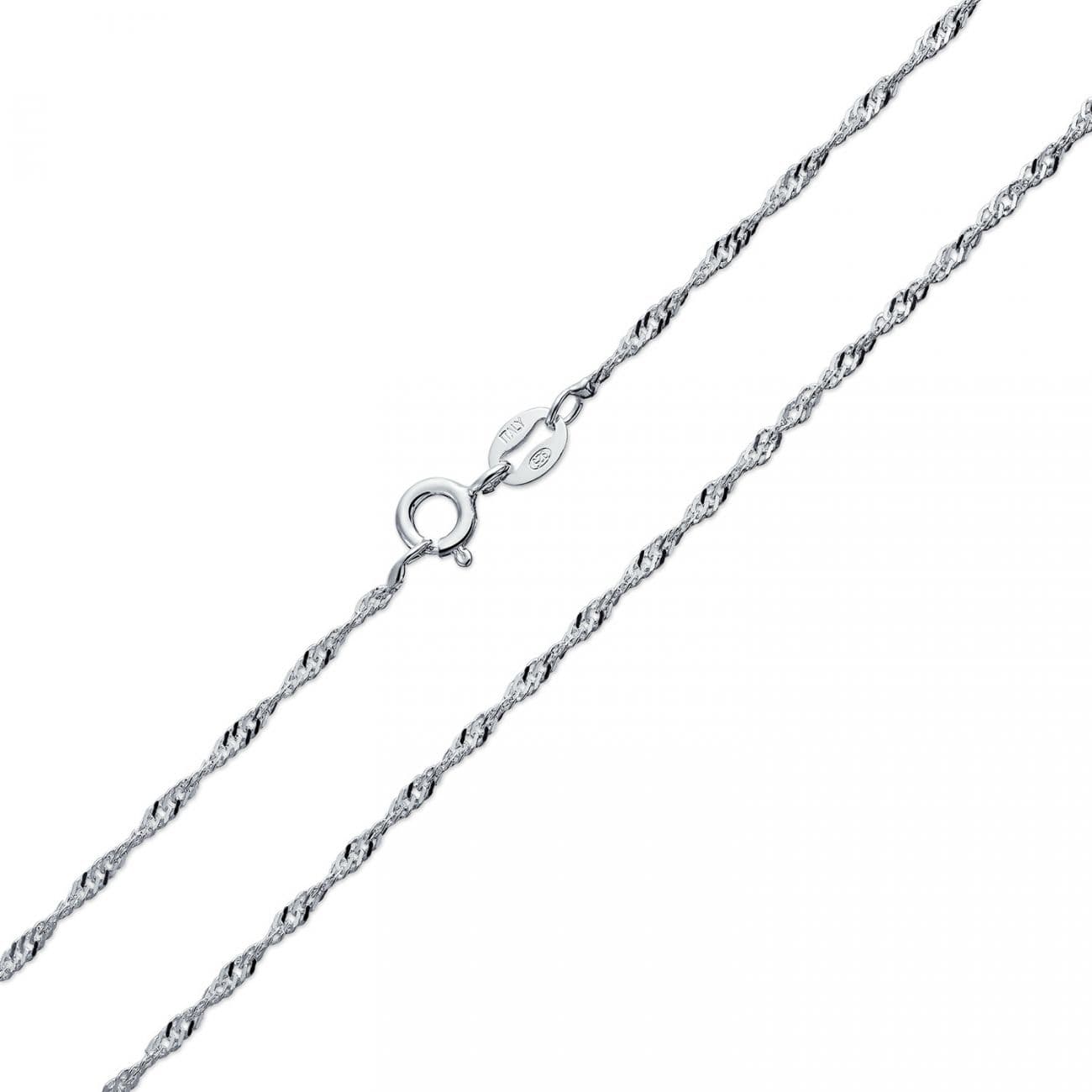 Stříbrný řetízek lambada - kroucený (40 cm, 1,40 g) — Marre.cz