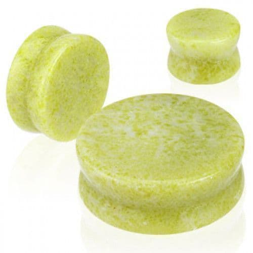 Plug kámen Nefrit (14 mm)