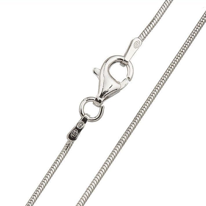 Stříbrný řetízek - had 1 mm (45 cm, 3,10 g) — Marre.cz