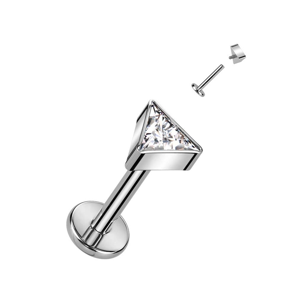 Piercing do brady - labreta TITAN trojúhelník