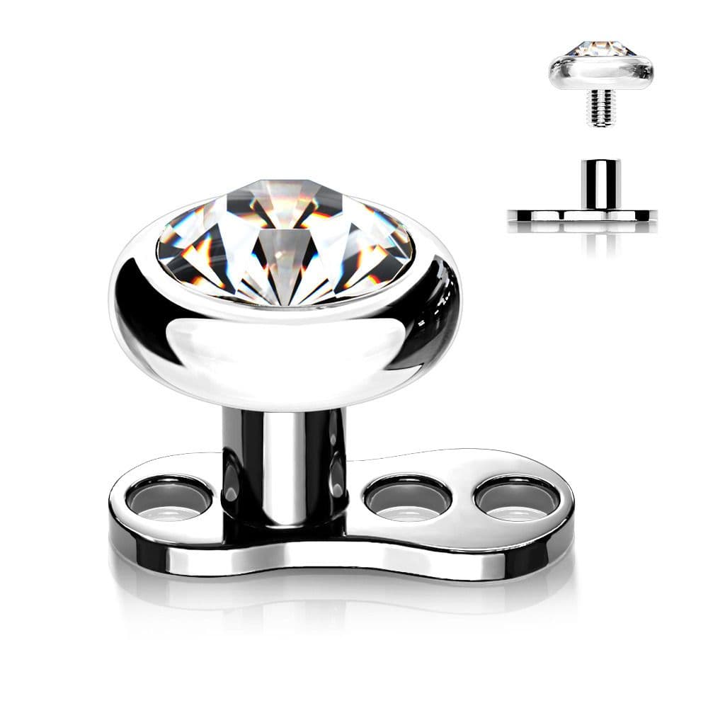 Kompletní microdermal piercing 1,6 mm (4 mm)