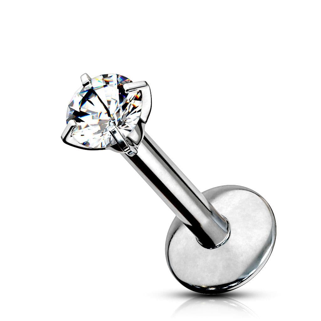 Piercing do brady - labreta titan, tyčka 1,2 mm (4 mm)