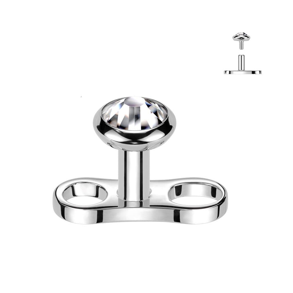 Kompletní microdermal piercing TITAN, 1,6mm (3 mm)
