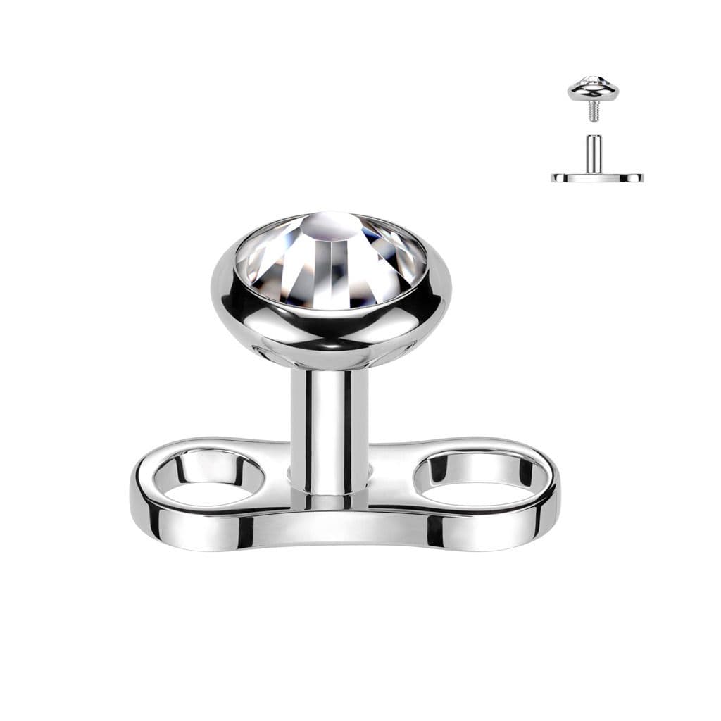 Kompletní microdermal piercing TITAN, 1,6mm (4 mm)