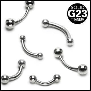 Piercing do obočí TITAN (5 mm, 1,6 x 12 mm)