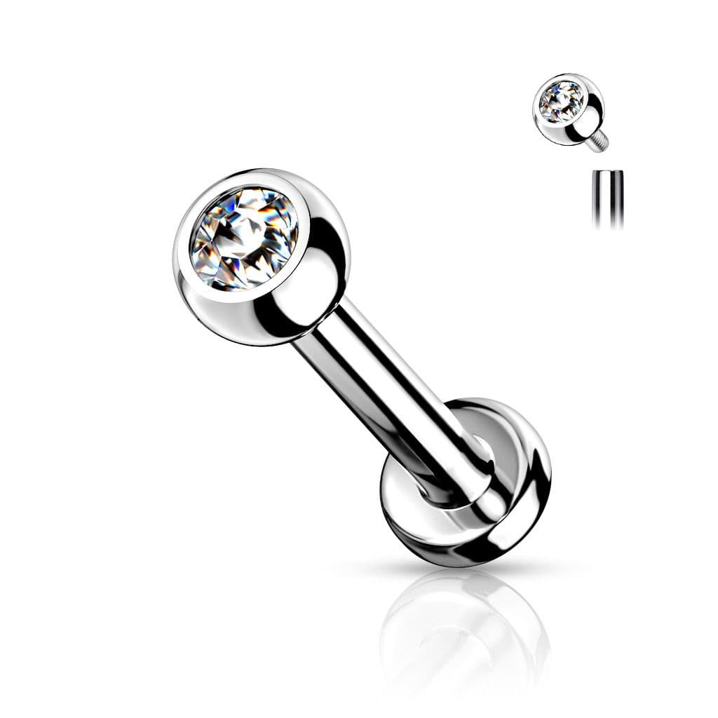 Piercing do brady TITAN - vnitřní závit (3 mm, 1,6 x 11 mm)