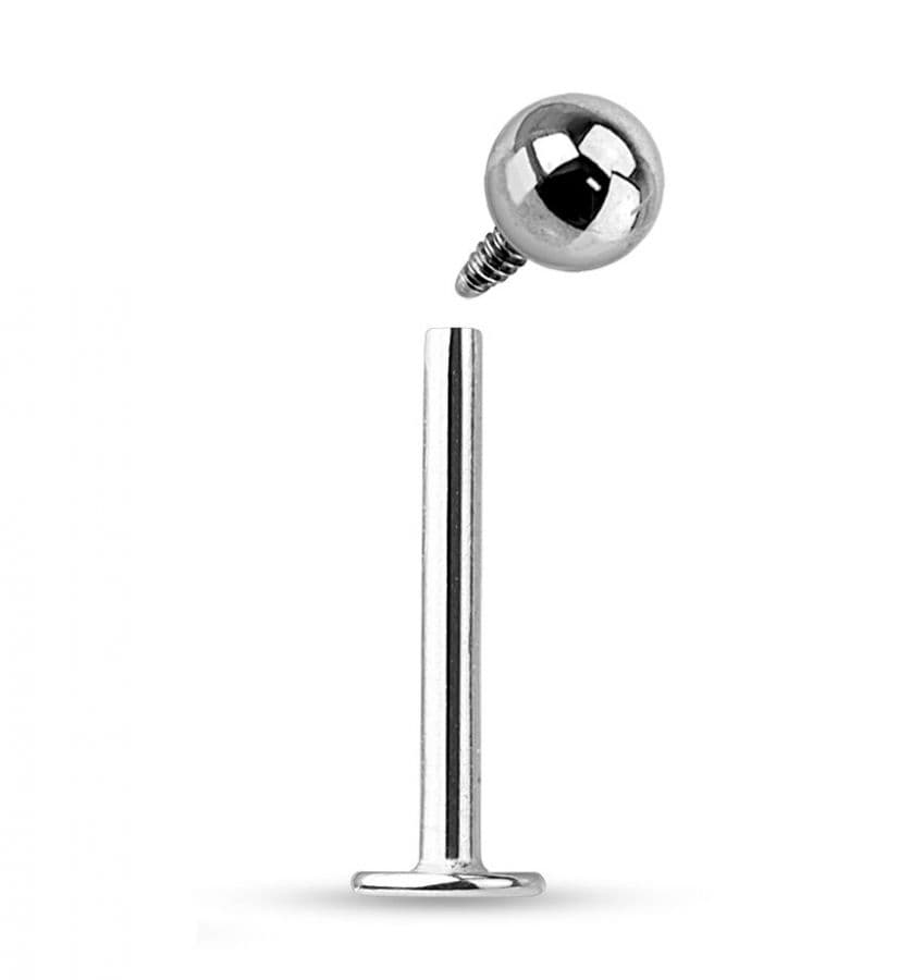 Piercing do brady - labreta TITAN (3 mm, 1,2 x 11 mm)
