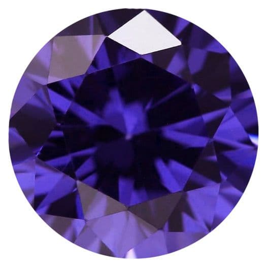 CZ Kubický zirkon - Tanzanite, 100 ks (1,9 mm)