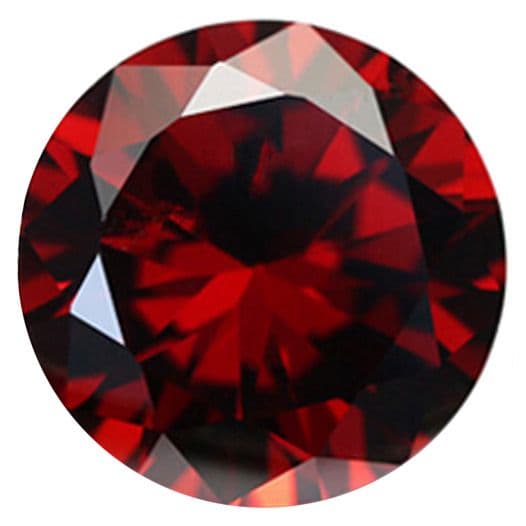 CZ Kubický zirkon - Garnet, 100 ks (1,9 mm)