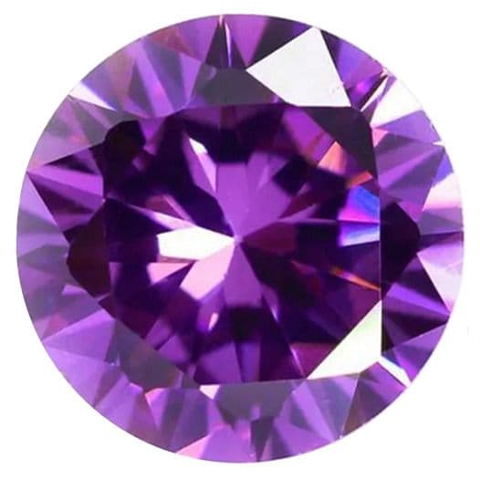 CZ Kubický zirkon - Amethyst, 100 ks (1,75 mm)