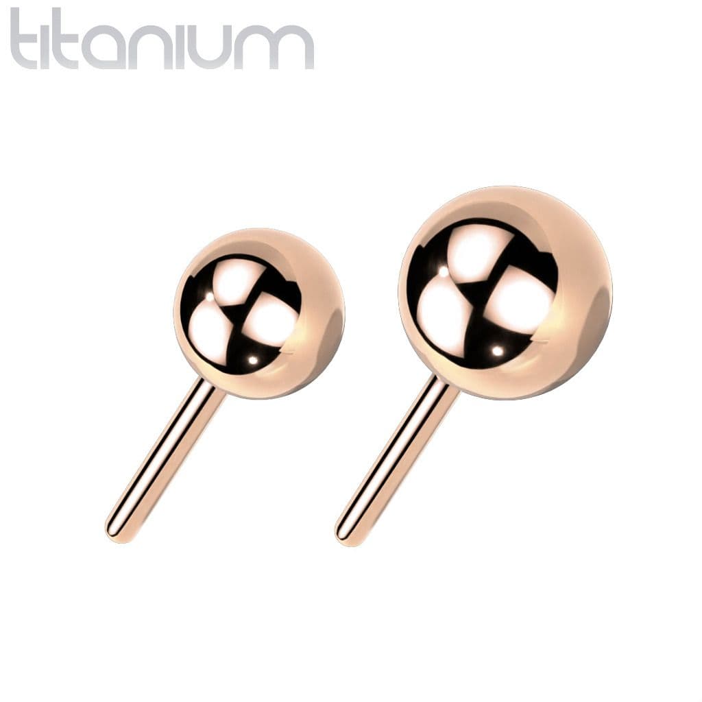 Kulička k PUSH IN piercingu TITAN (2 mm)