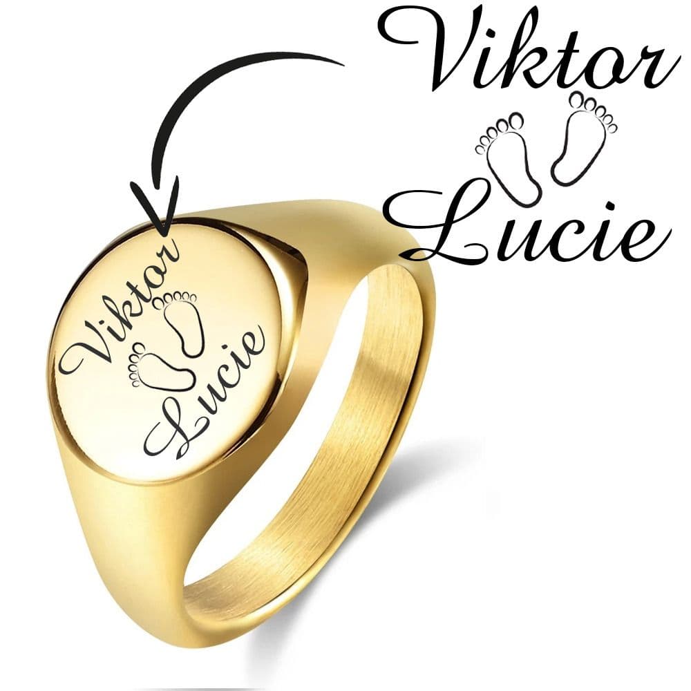 Personalizovaný ocelový prsten (62)