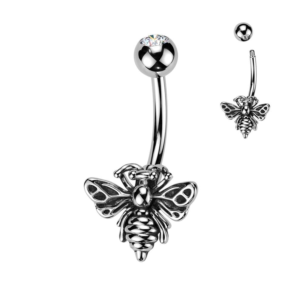 Piercing do pupíku včelka